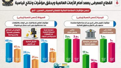 انفوجراف، اقتصاد، قطاع مصرفي