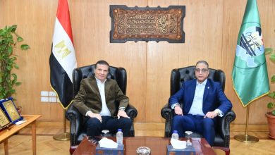 محافظ الفيوم يستقبل وزير الزراعة لتفقد عدد من المشروعات الإنتاجية والخدمية بالقطاع الزراعي في المحافظة