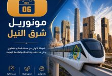 بدءاً من الغد.. تشغيل المرحلة الأولى من "مونوريل شرق النيل" للمواطنين