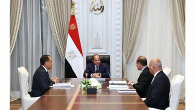 الرئيس عبد الفتاح السيسي يجتمع برئيس مجلس الوزراء ووزير المالية